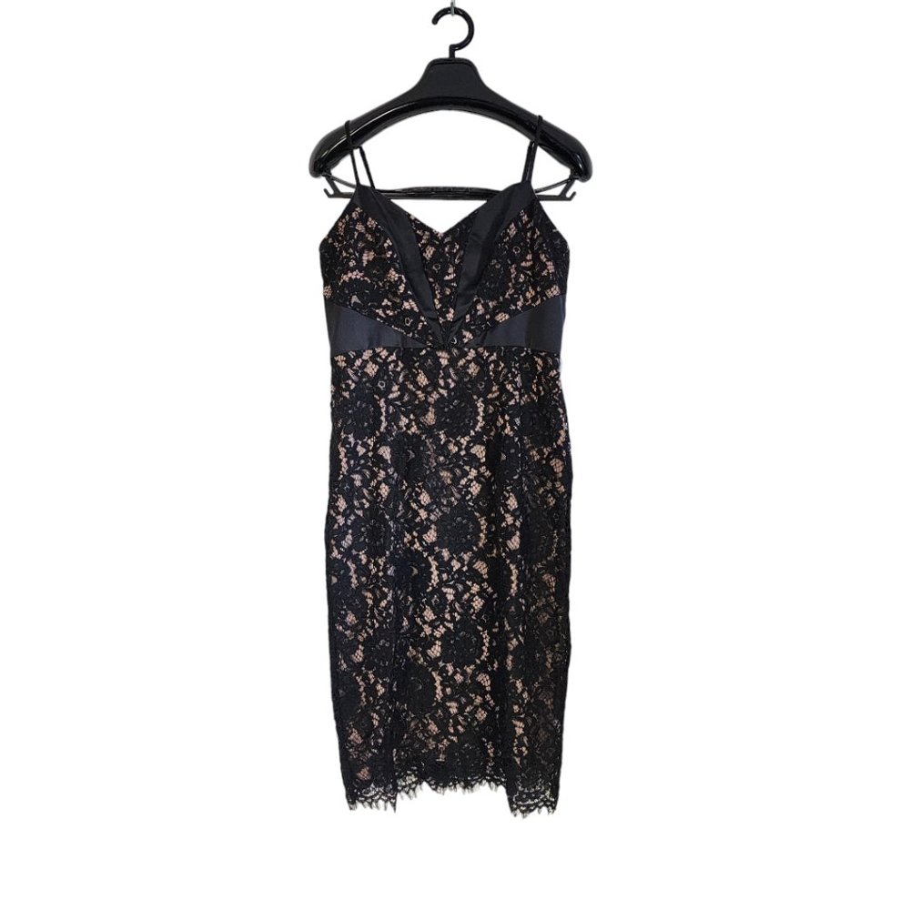 Parker Black Mia Sweetheart Lace Combo Dress - Picture 7 of 10